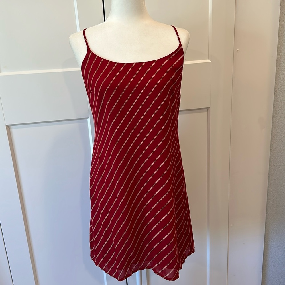 Ann Taylor Vintage 1990s Spaghetti Strap Mini Dress 8